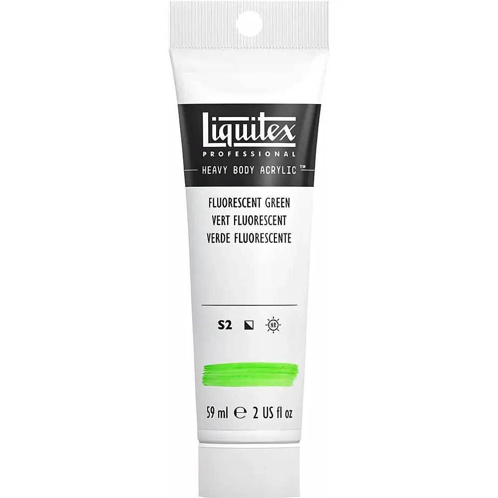 Liquitex Lqx Prof. Heavy Body Acrylfarbe 59ml Tube Fluo Grn - Suche