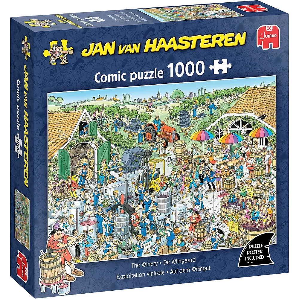 Jumbo Puzzle Jan van Haasteren Auf dem Weingut 1000Teile