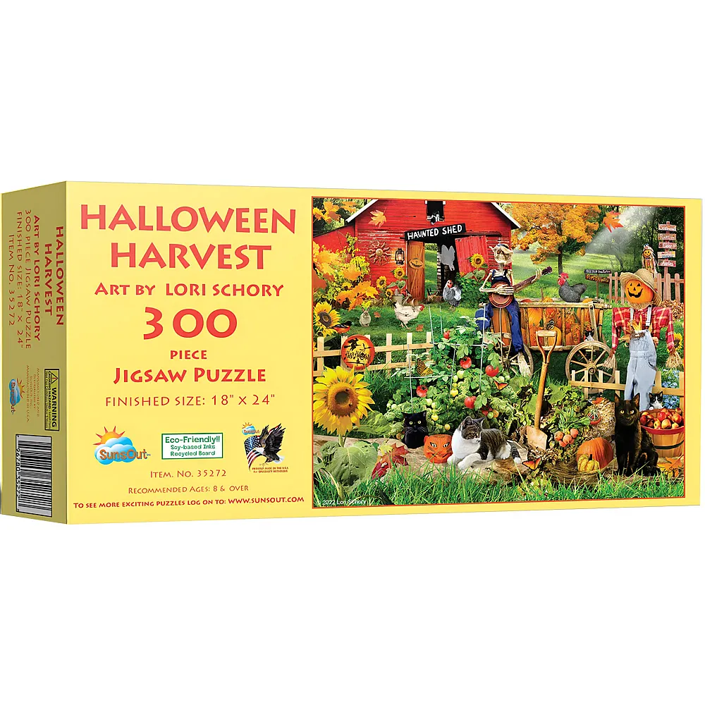 SunsOut Puzzle Lori Schory Halloween Harvest - 300 Teile