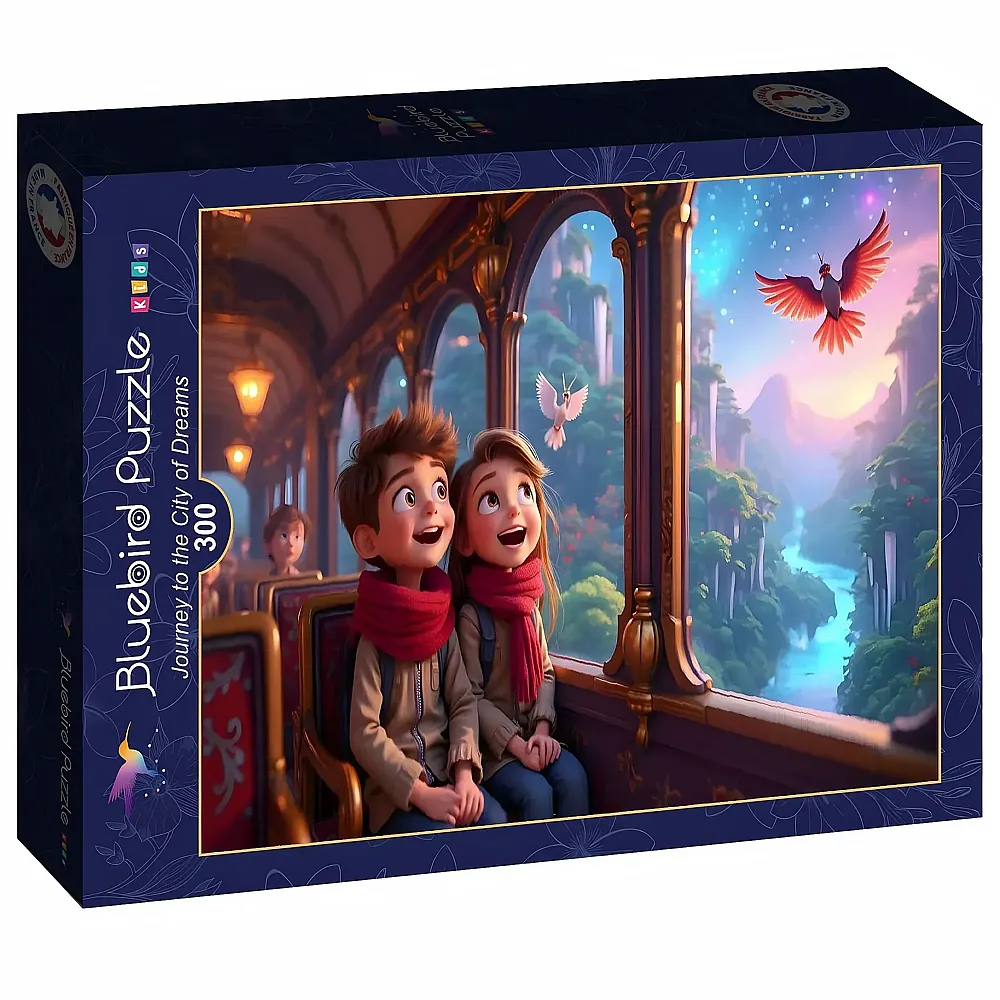 Bluebird Puzzle Reise in die Stadt der Tr�ume - 300 Teile