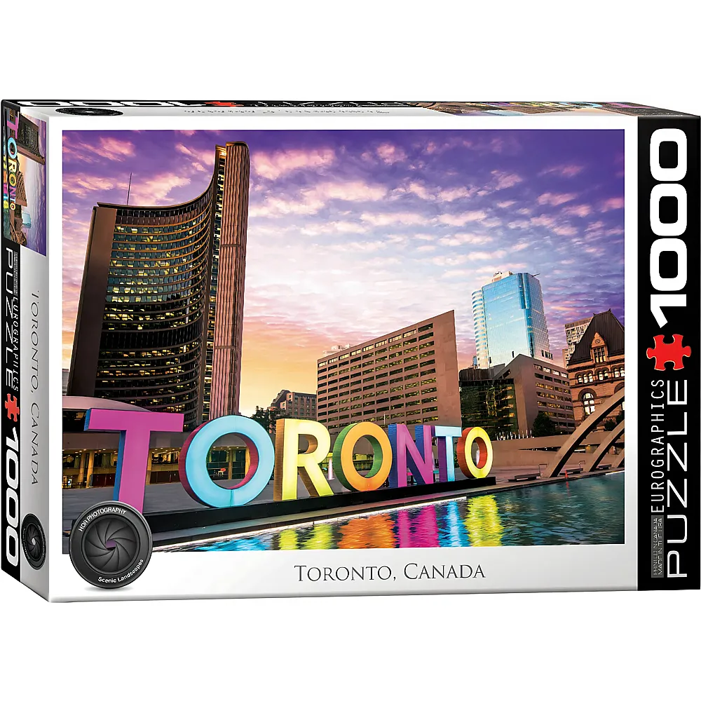 Eurographics Puzzle Toronto, Kanada - 1000 Teile - Puzzle 1000 Teile