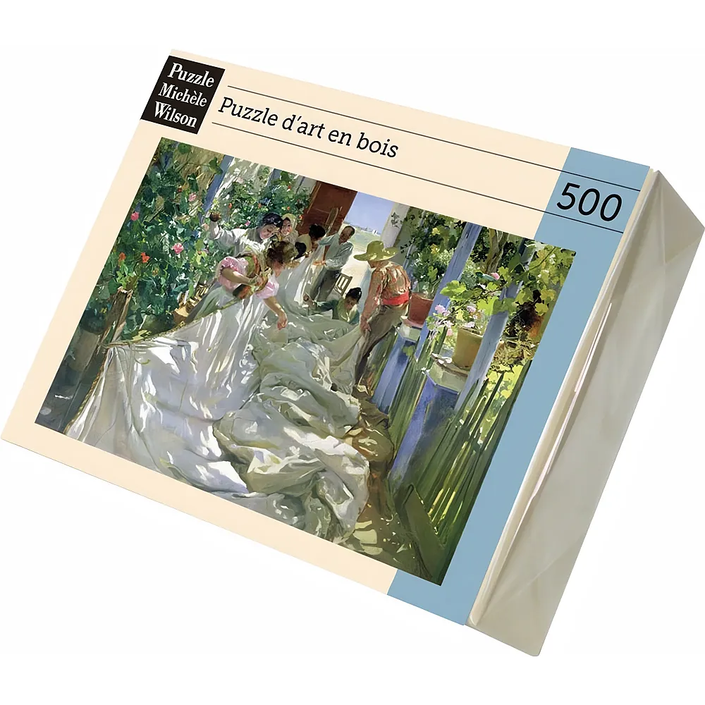 Puzzle Mich�le Wilson Joaquin Sorolla Ausbessern der Segel - 500 Teile
