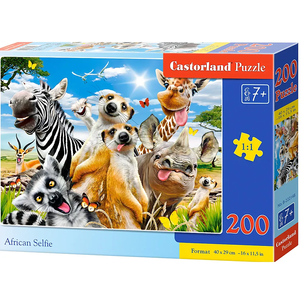 Castorland Puzzle African Selfie - 200 Teile