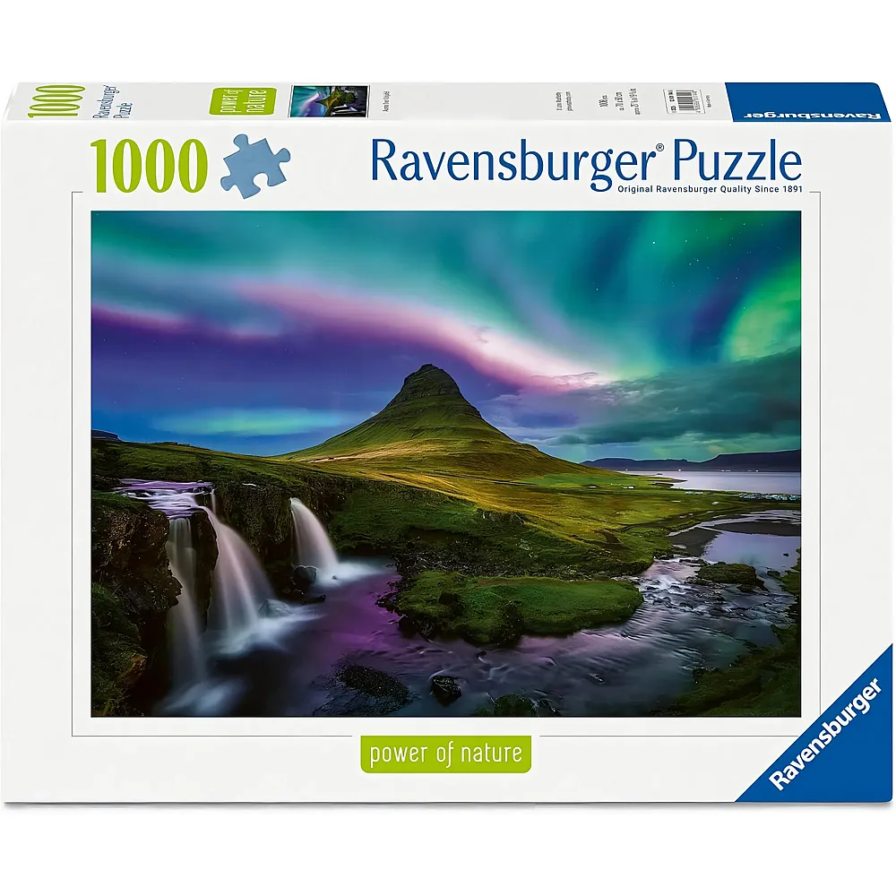 Ravensburger Puzzle Power of Nature Nordlichter �ber Kirkjufell - 1000 Teile