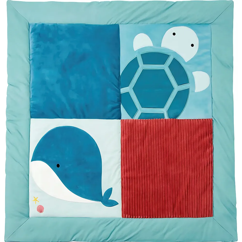 Little Big Friends Patchwork Spielmatte - Ozean
