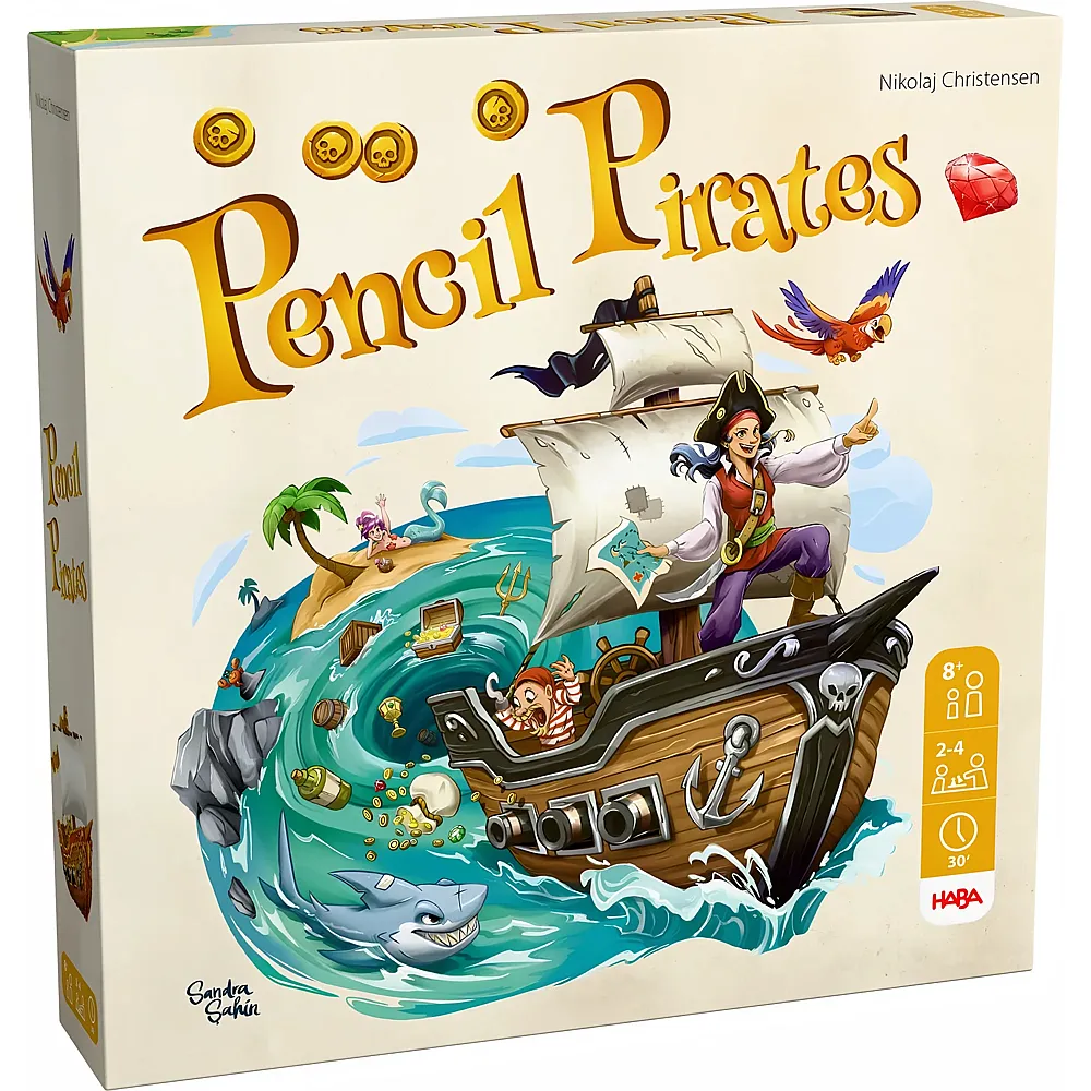 HABA Spiele Pencil Pirates - Deutsch
