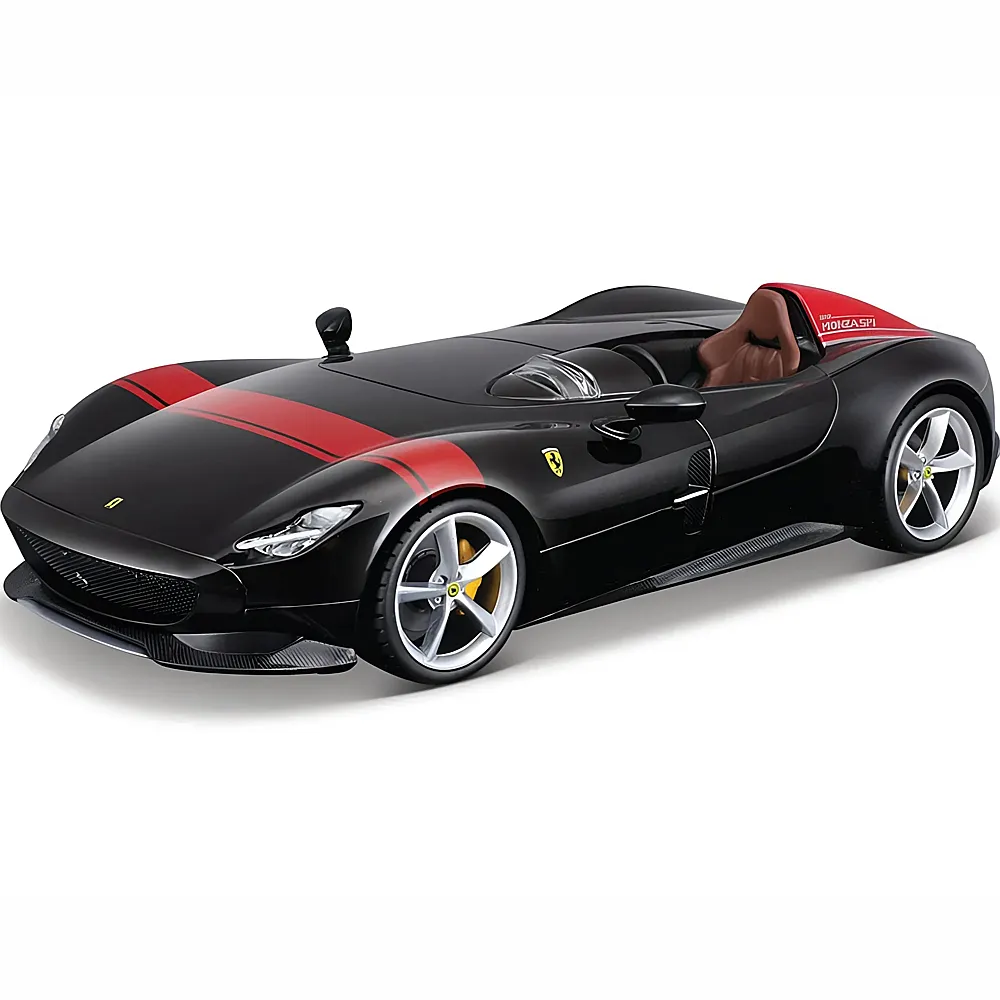 Bburago 1:24 Ferrari Monza SP1 Schwarz | Die-Cast Modelle