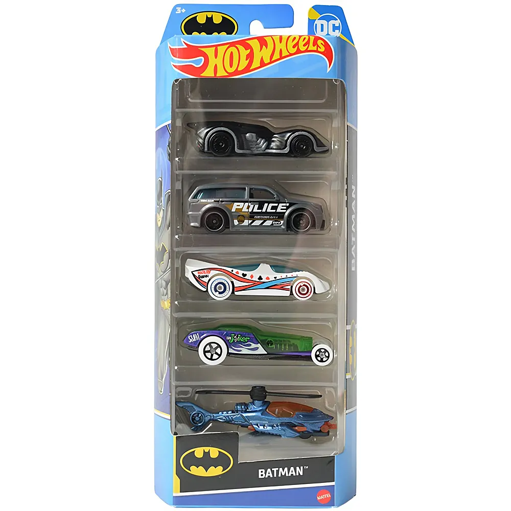 Hot Wheels 5er Geschenkset Batman 1:64 | Spielzeugauto