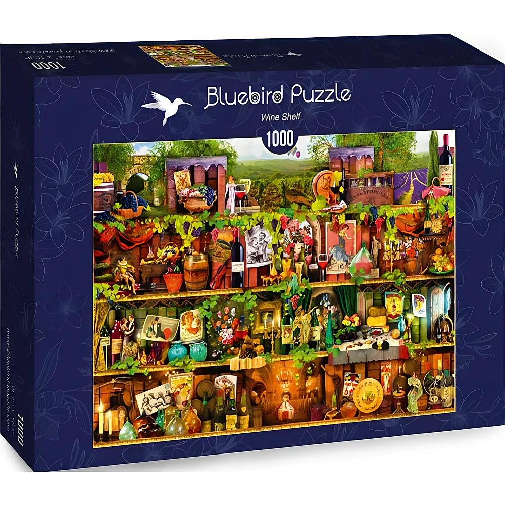 Bluebird Puzzle Weinregal - 1000 Teile