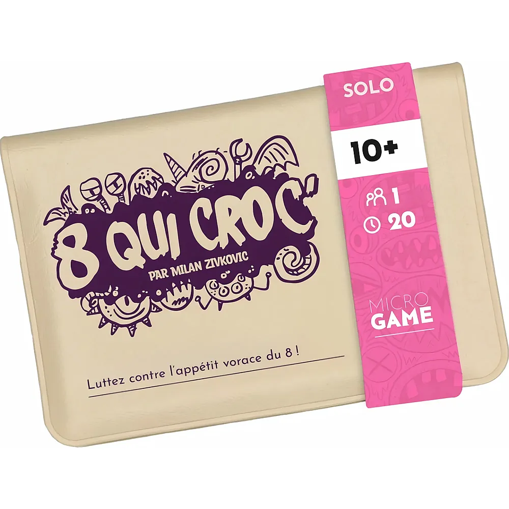 Matagot 8 Qui Croc' numbsters - Mini Game FR