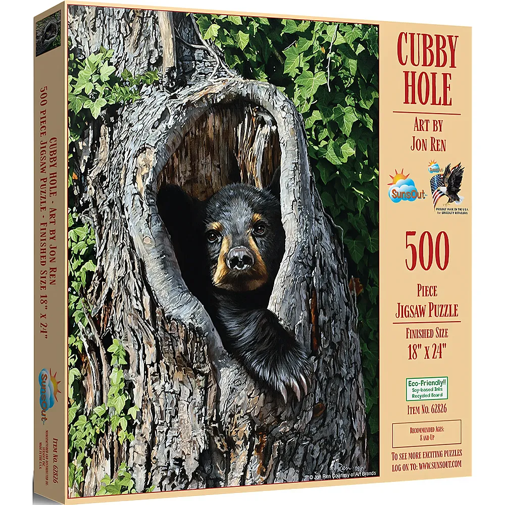 SunsOut Puzzle Jon Ren Cubby Hole 500Teile