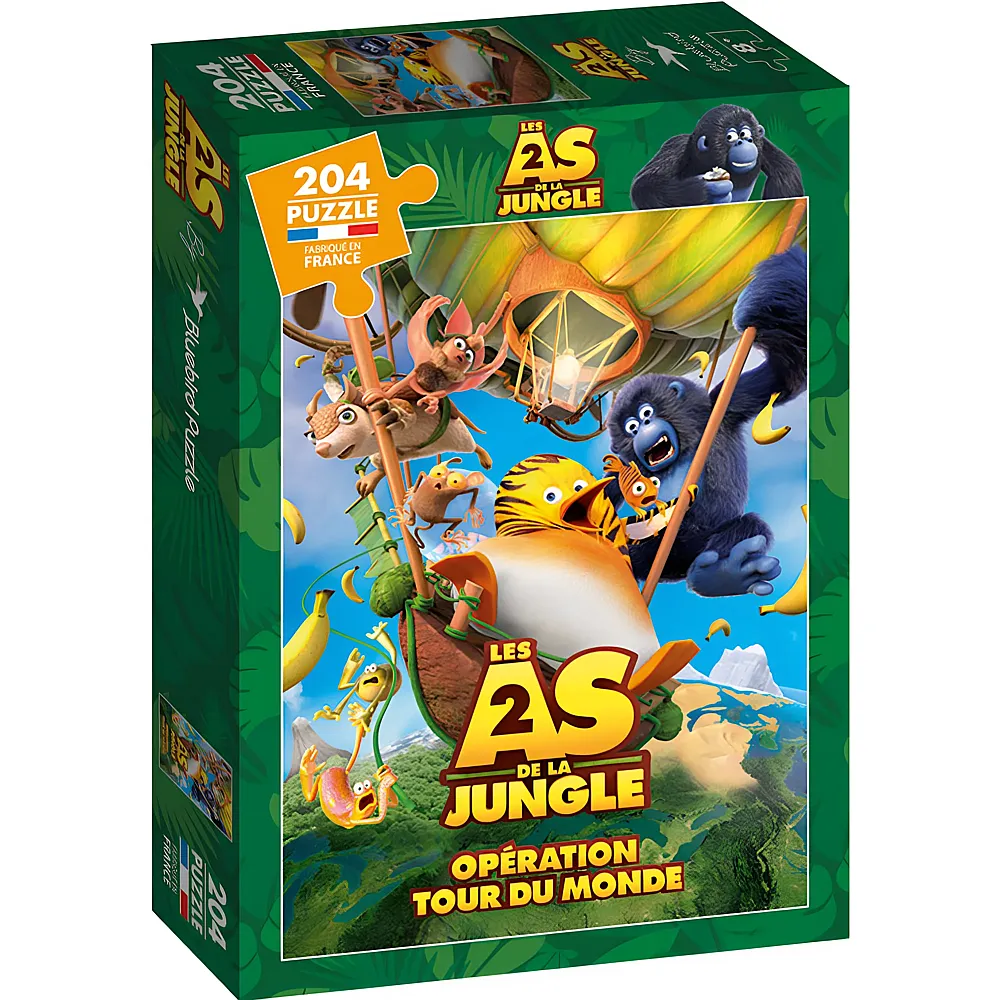 Bluebird Puzzle Jungle Aces 2 - 204 Teile