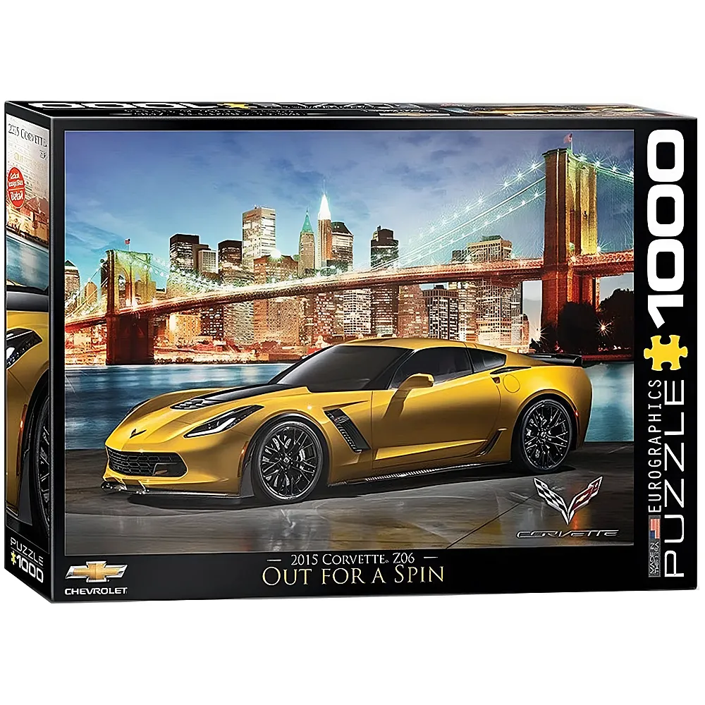 Eurographics Puzzle 2015 Corvette Z06 1000Teile | Puzzle 1000 Teile