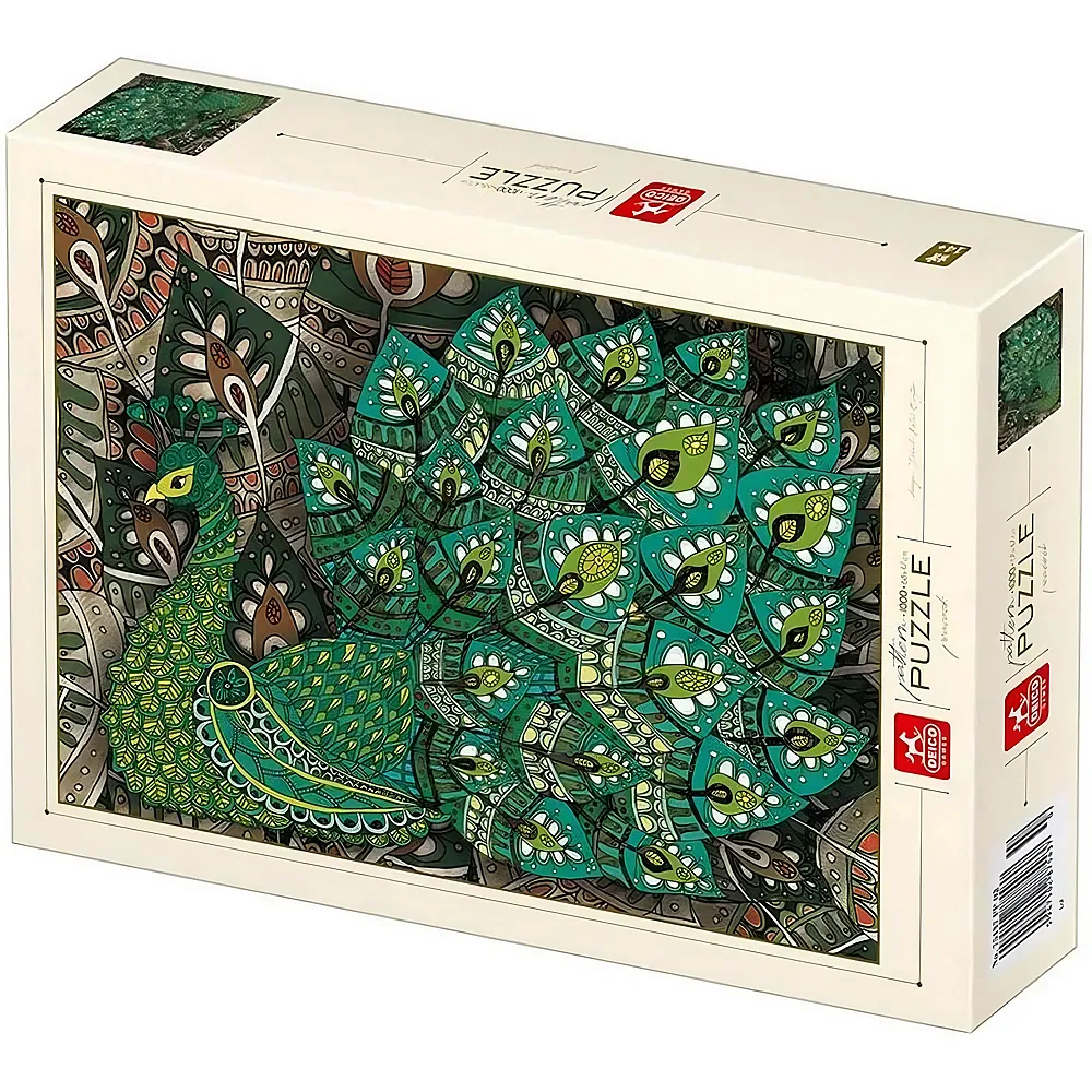 DToys Muster Pfau - 1000 Teile