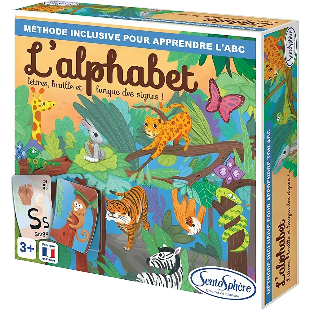 Sentosphere Spiele Jeu D'eveil Sensoriel - L'alphabet - Franais