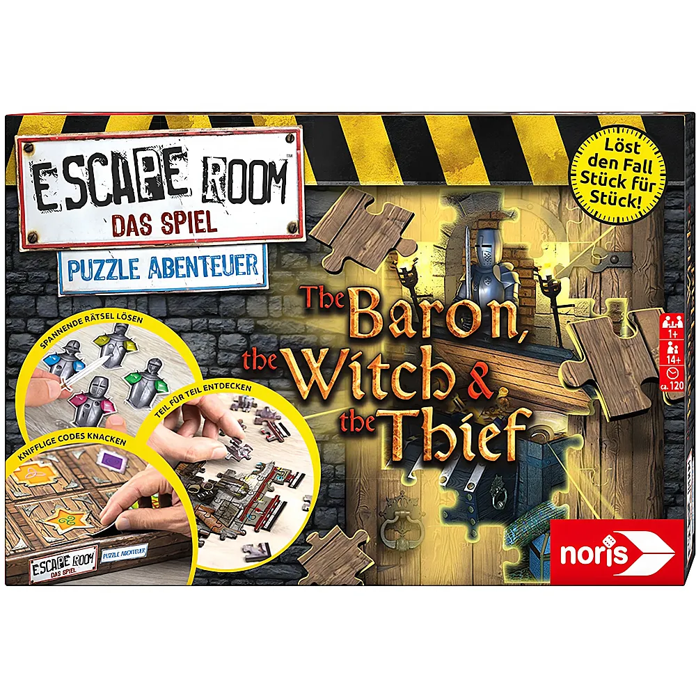 Noris Escape Room Das Spiel Puzzle Abenteuer The Baron, The Witch & The Thief