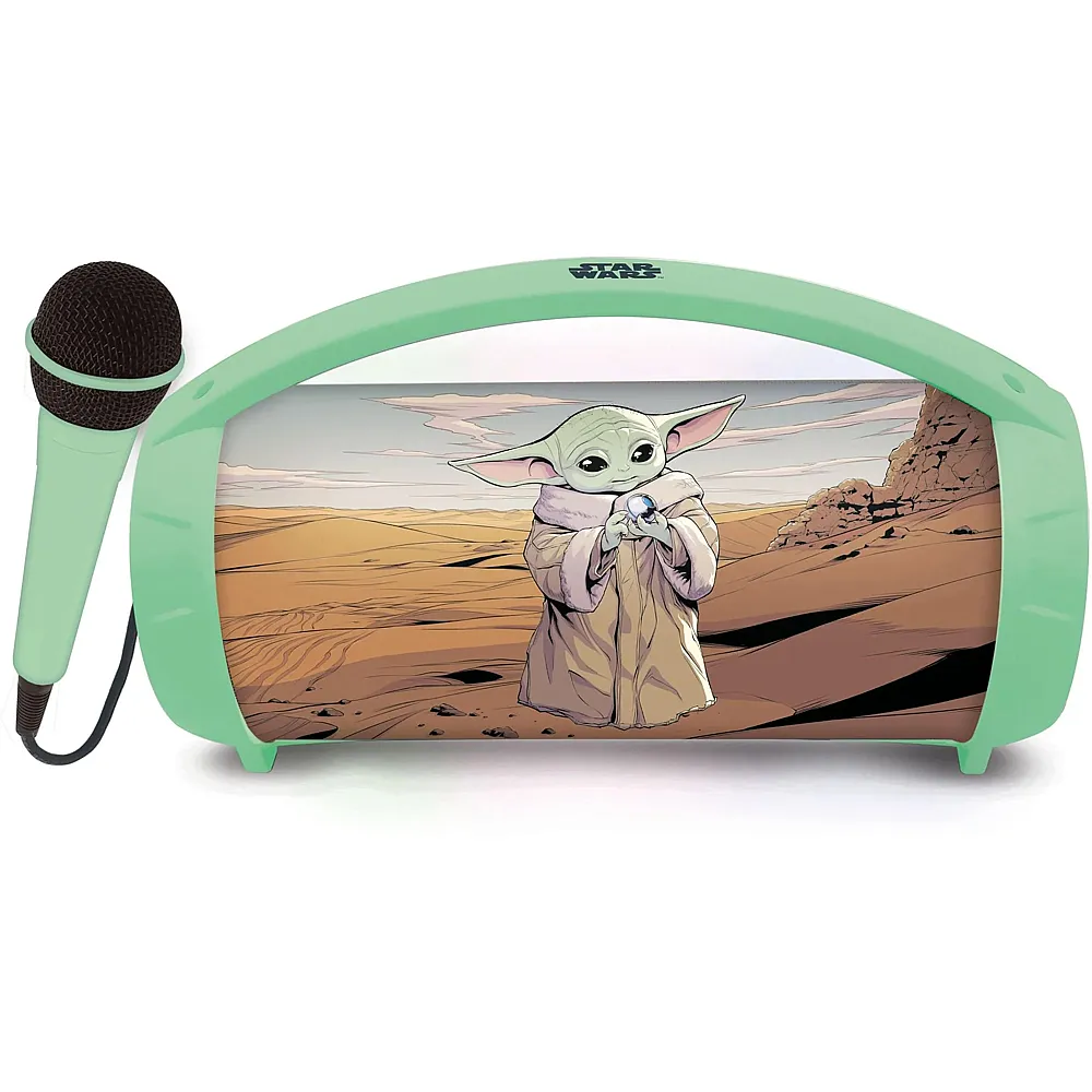 Lexibook Star Wars Bluetooth Light Speaker Karaoke Green - Microphones