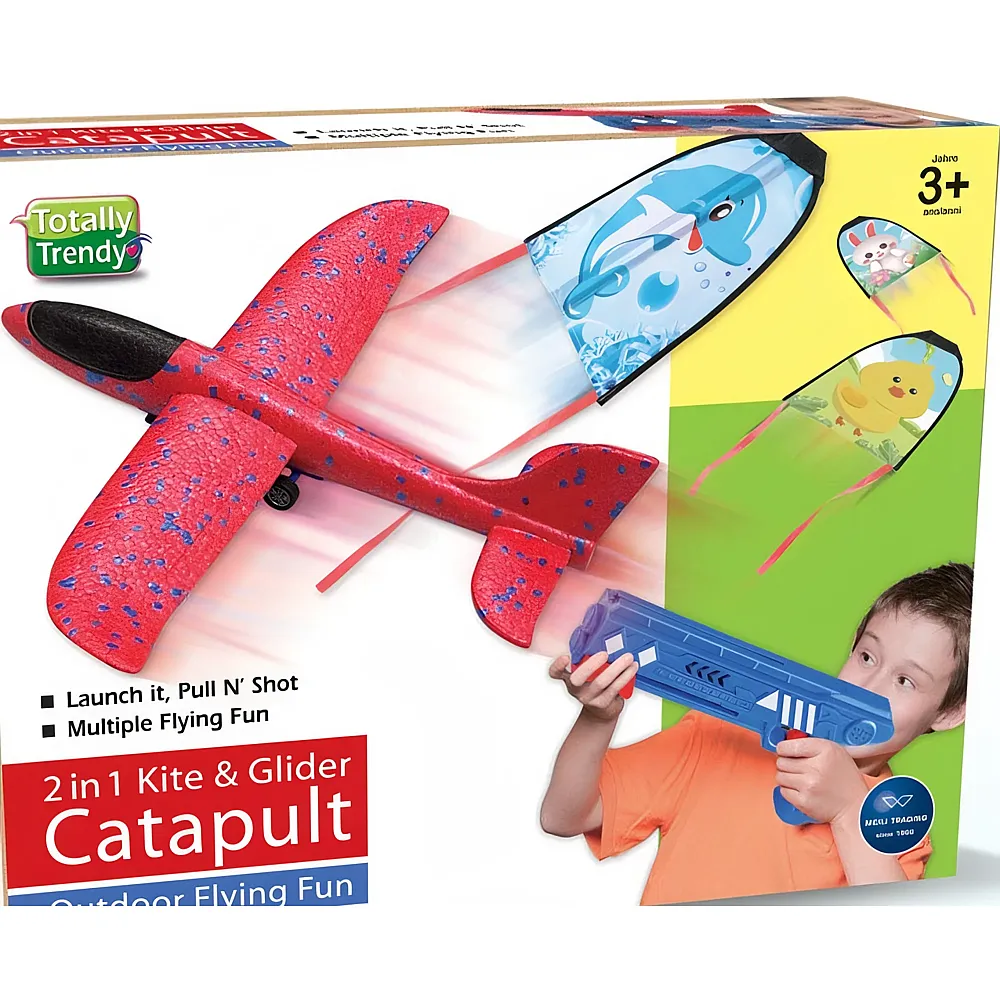 Totally Tech Trendy 2 in 1 Kite & Glider Cataplut
