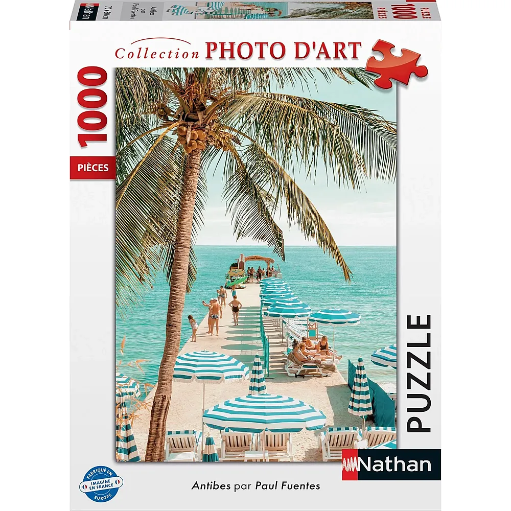 Nathan Puzzle Collection Photo d'Art Antibes - Paul Fuentes Design 1000Teile