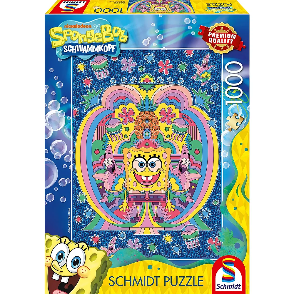 Schmidt Puzzle Hommage an SpongeBob 1000Teile