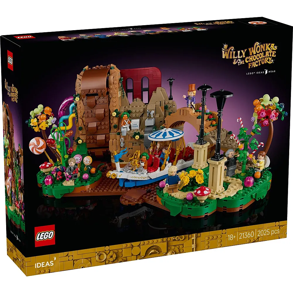LEGO Ideas Willy Wonka und die Schokoladenfabrik 21360