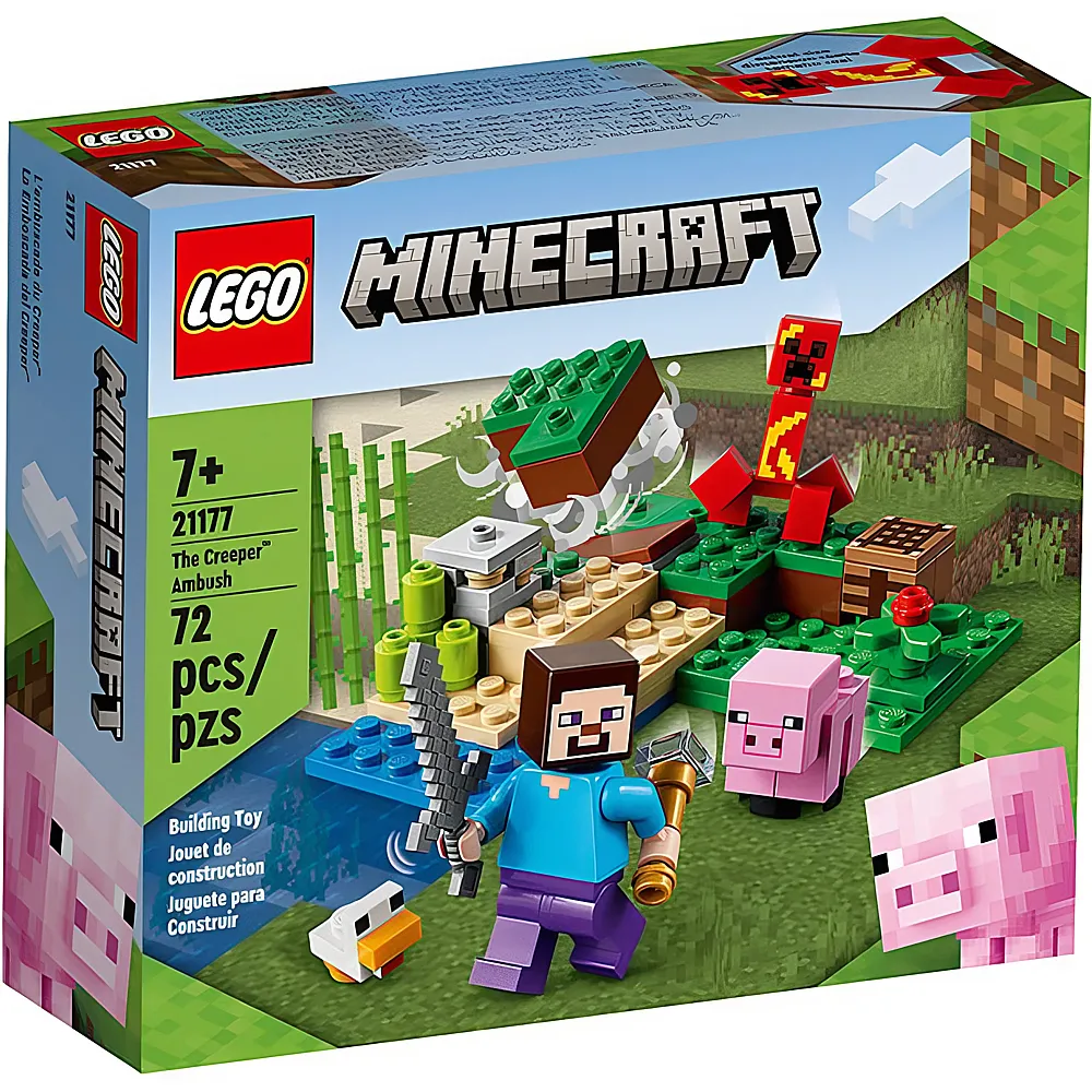 LEGO Minecraft Der Hinterhalt des Creeper 21177