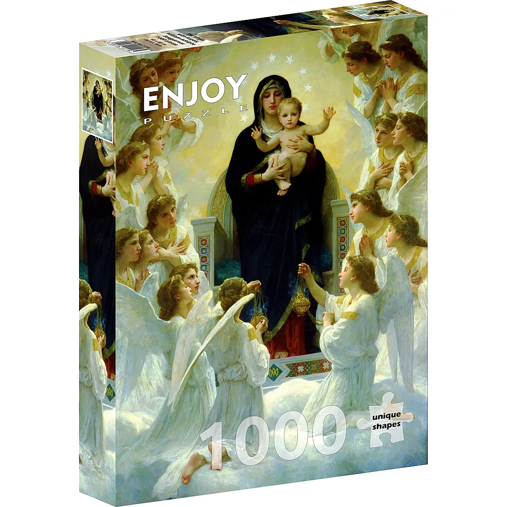 Enjoy Puzzle William Bouguereau The Virgin With Angels - 1000 Teile