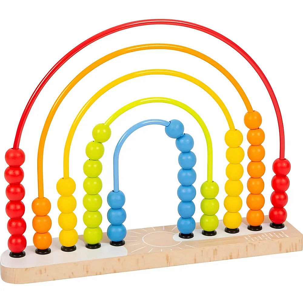 small foot Motorikschleife und Abakus Regenbogen