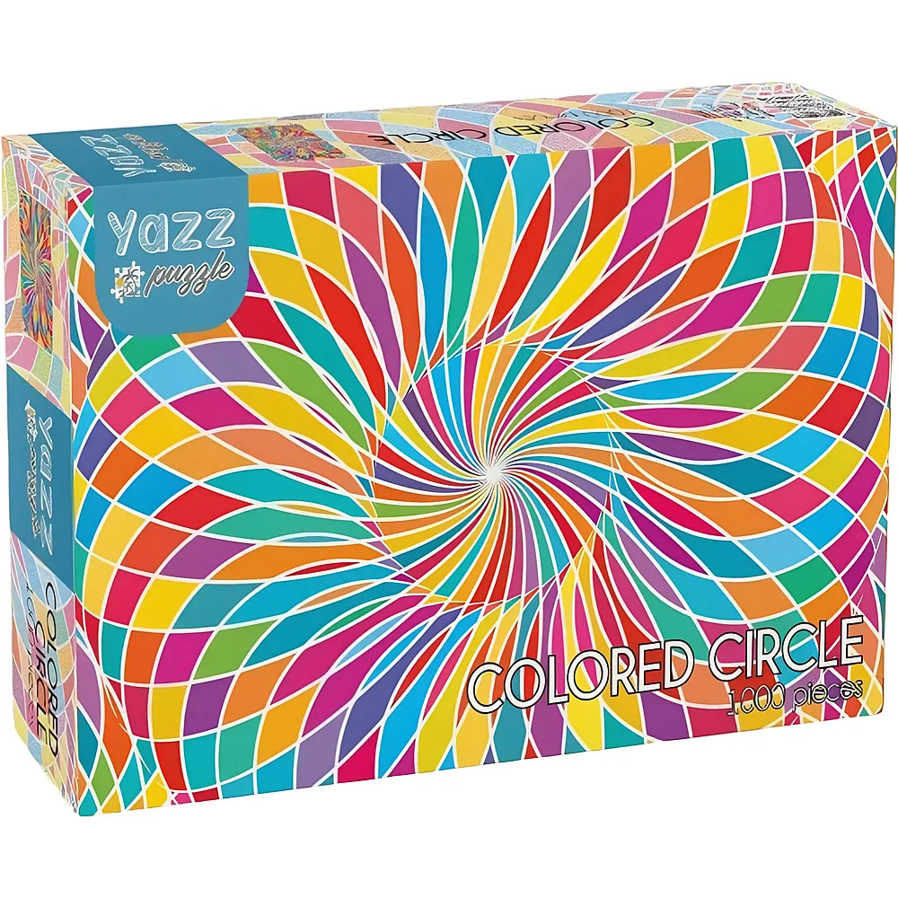 Yazz Puzzle Colored Circle 1000Teile