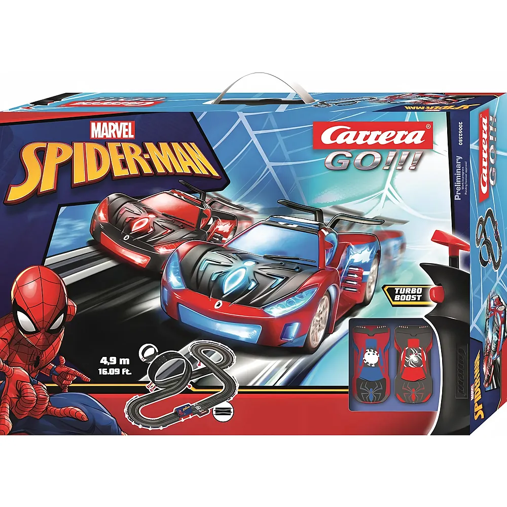 Carrera Go Spiderman Spider Racing 4,3m