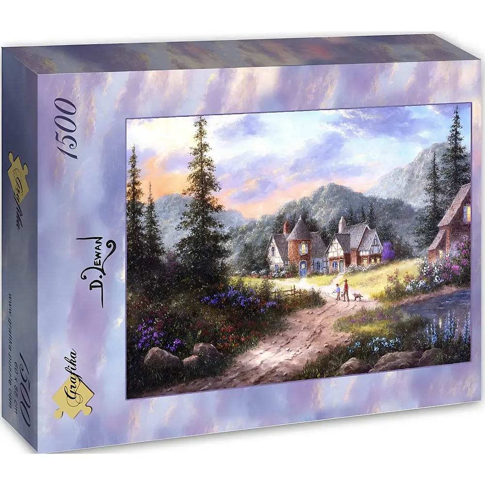 Grafika Puzzle Dennis Lewan Hills Of Bavaria - 1500 Teile