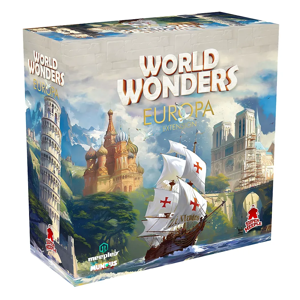Super Meeple World Wonders - extension Europe FR