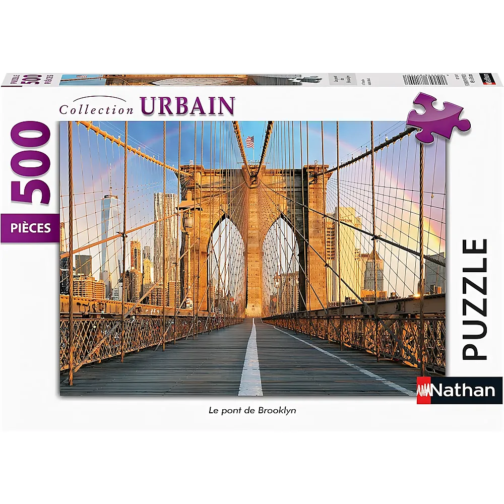 Nathan Puzzle Collection Urbain Brooklyn Bridge - 500 Teile