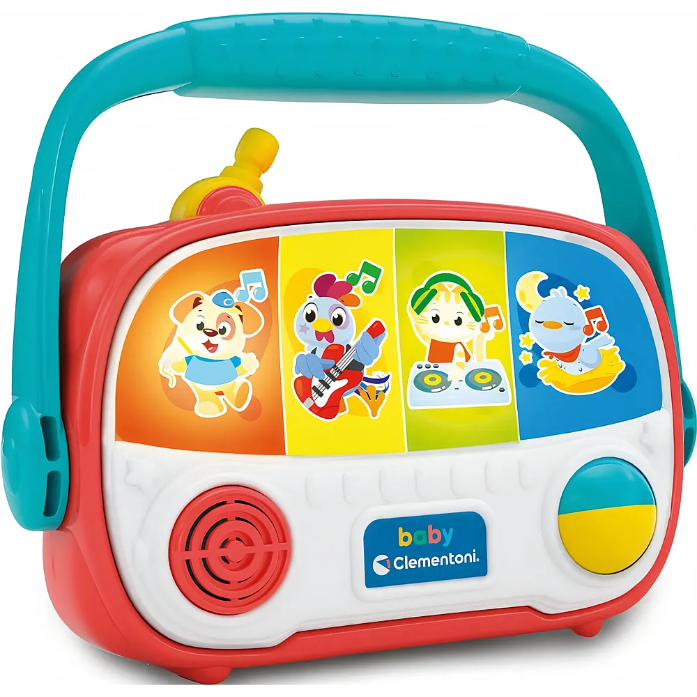 Clementoni Baby Sprechender Radio - Deutsch