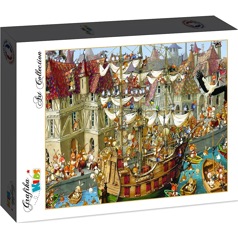Grafika Puzzle Art Collection Franois Ruyer Grafika Kids Rabbits - 24 Teile