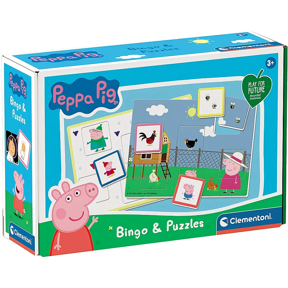 Clementoni Bingo & Puzzle Peppa Pig