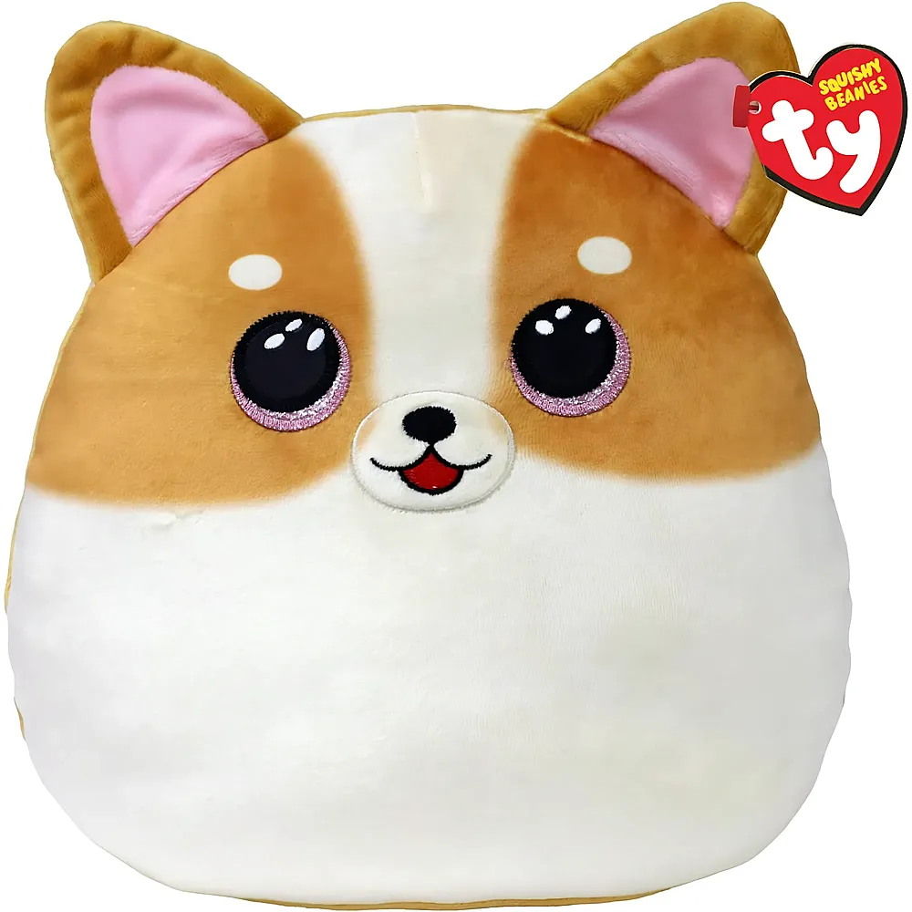 meinspielzeug - Ty Squishy Beanies Tanner der Hund - 35 cm | Hunde Pl�sch