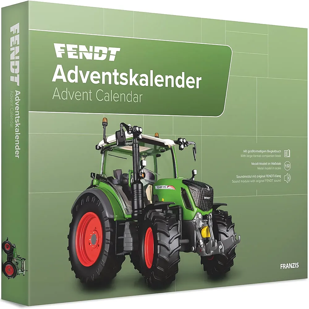 Franzis Modellfahrzeug Fendt Adventskalender