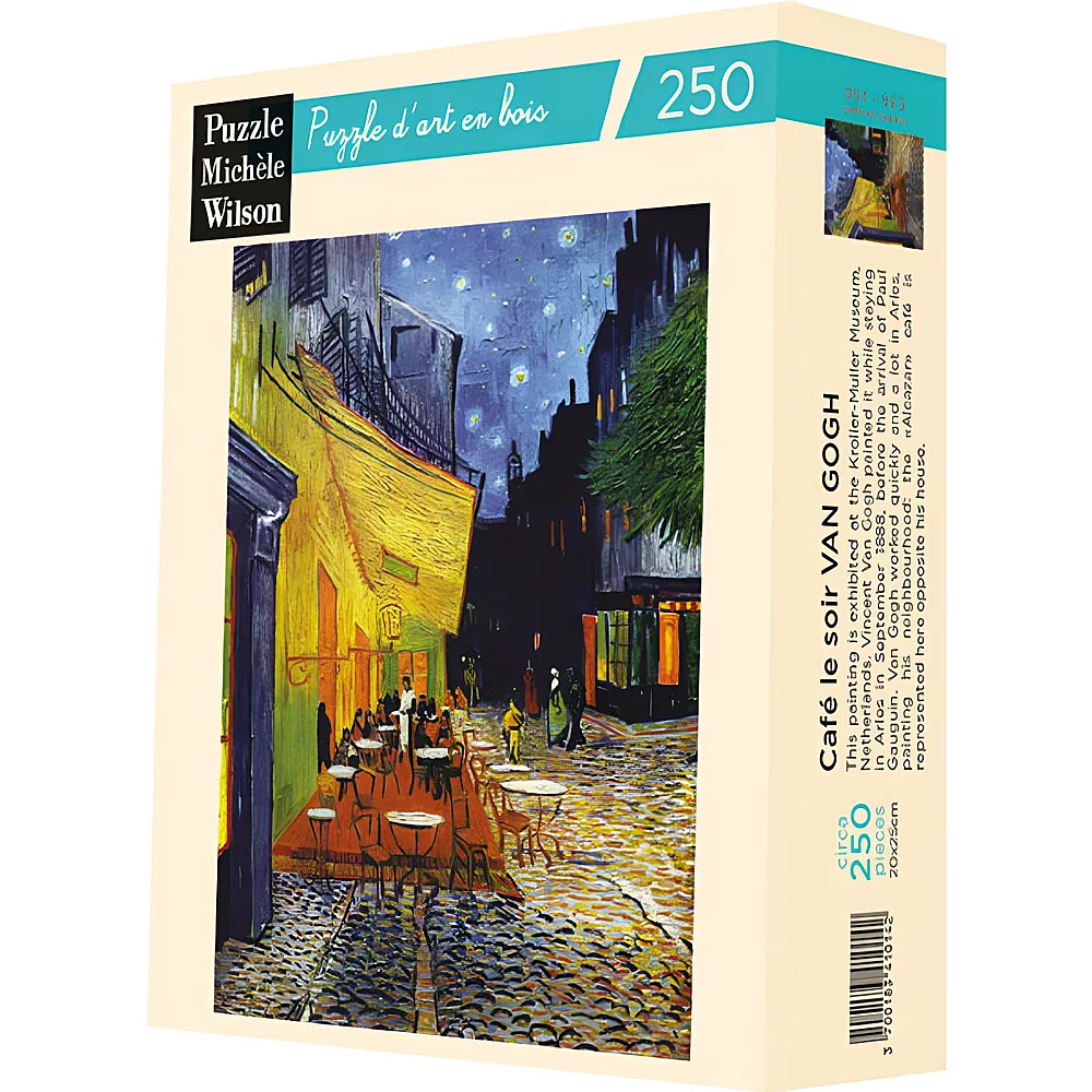 Puzzle Mich�le Wilson Vincent Van Gogh Caf� Terrace at Night - 250 Teile