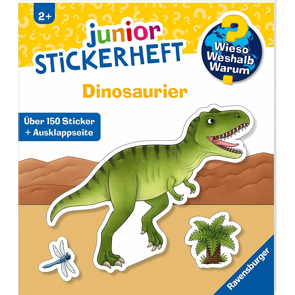 Ravensburger Wieso Weshalb Warum Junior Stickerheft Dinosaurier