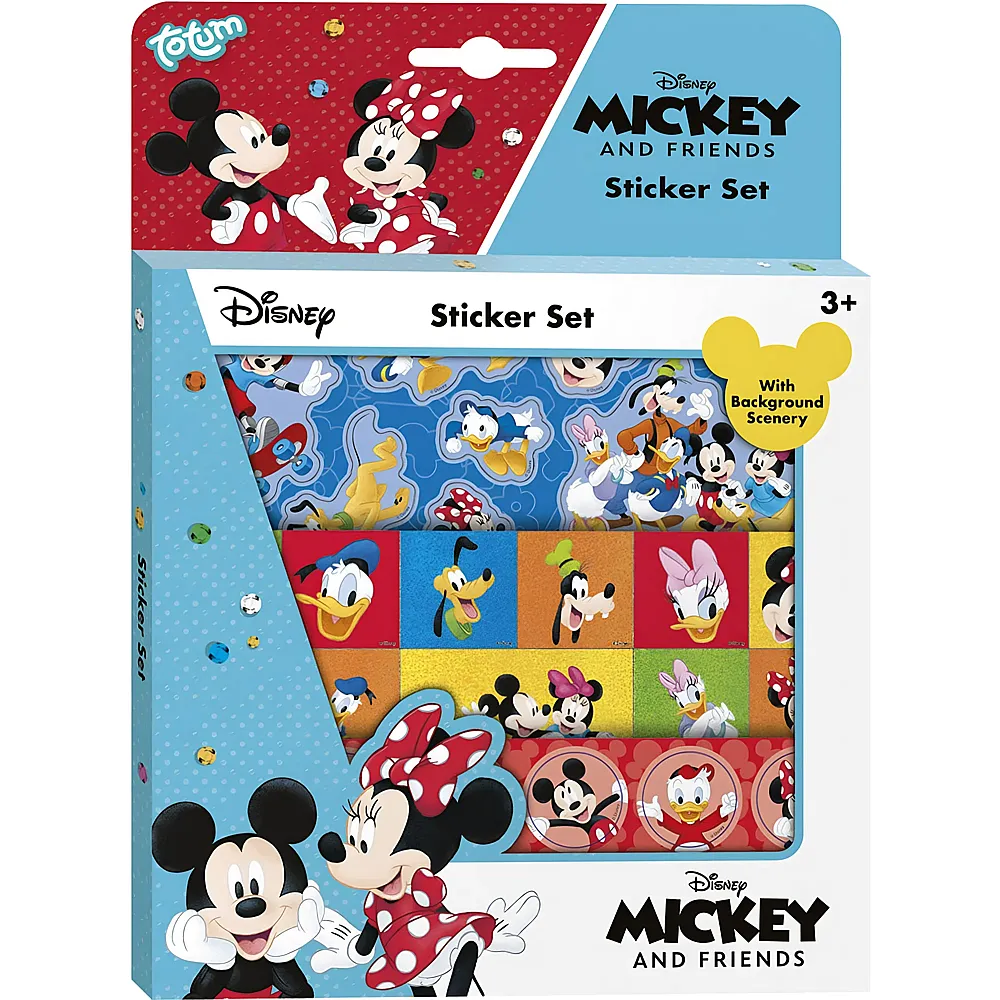 Totum Stickers Mickey Mouse Aufkleber-Set