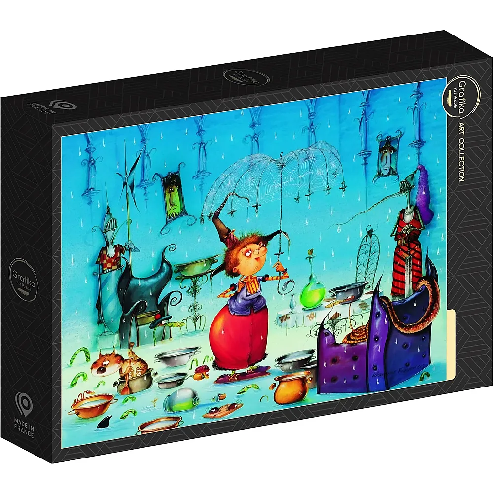 Grafika Puzzle Art Collection Franois Ruyer Die Hexe mit dem Schirm - 1000 Teile