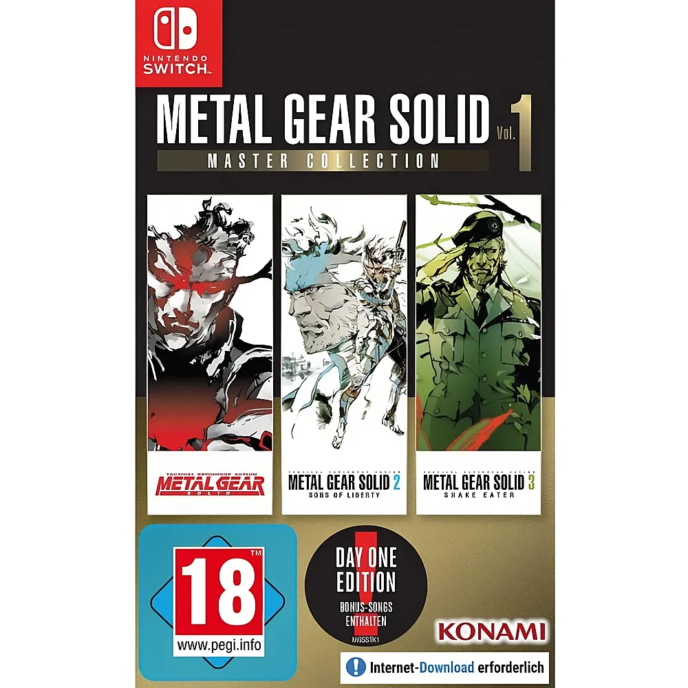 Konami Metal Gear Solid Master Collection Vol.1 D1-Edition NSW D