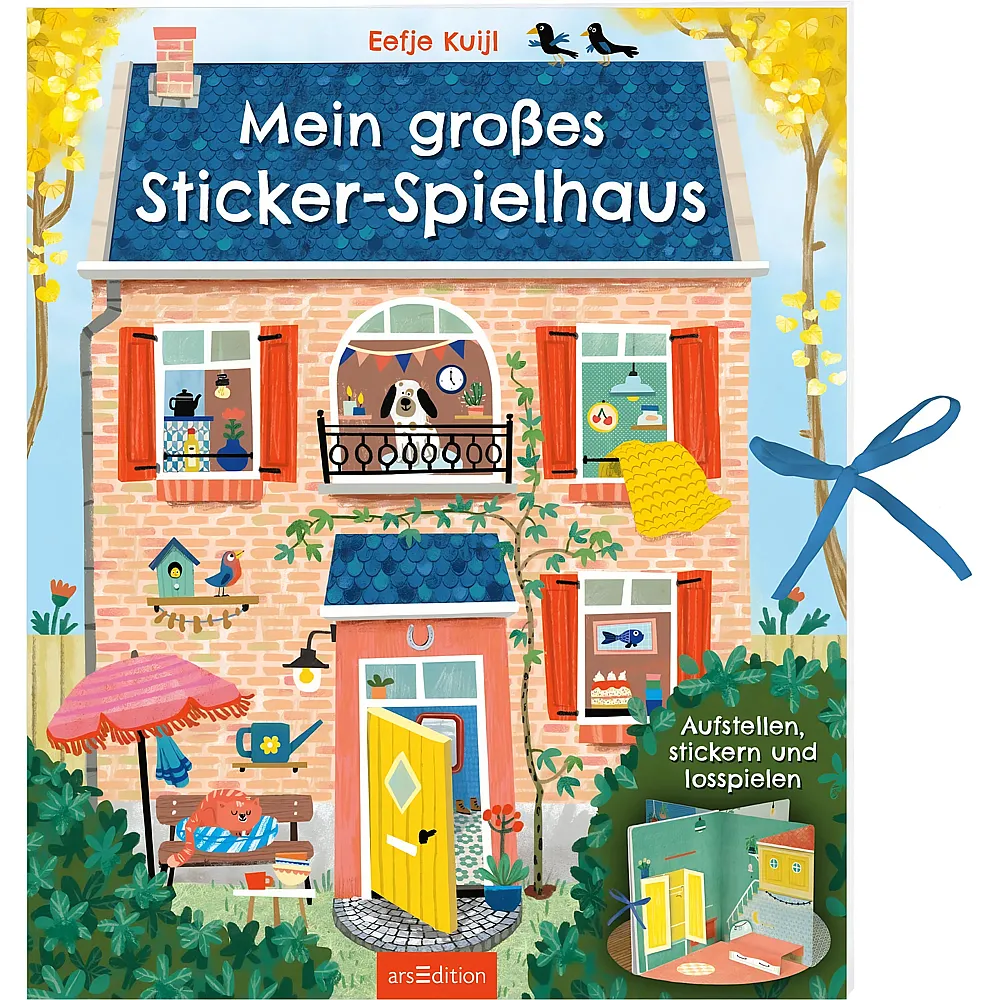 ars Edition Mein grosses Sticker-Spielhaus