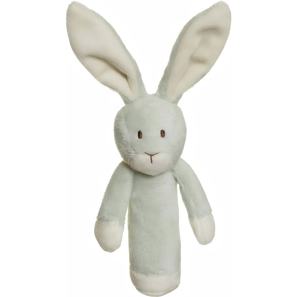 Teddykompaniet Diinglisar Rassel Hase Gr�nlich - 15 cm | Rasseln