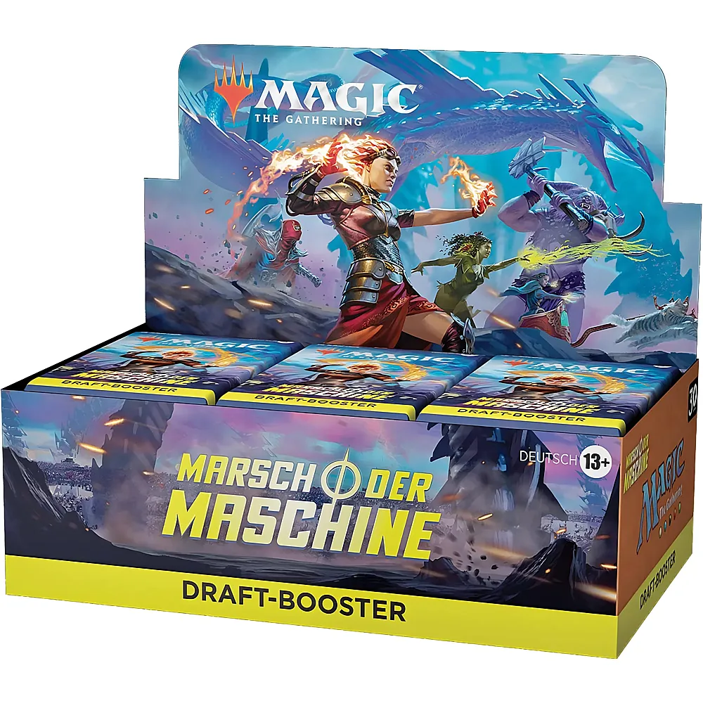 Magic The Gathering Marsch der Maschine Draft-Booster Display, 36 Booster - Deutsch