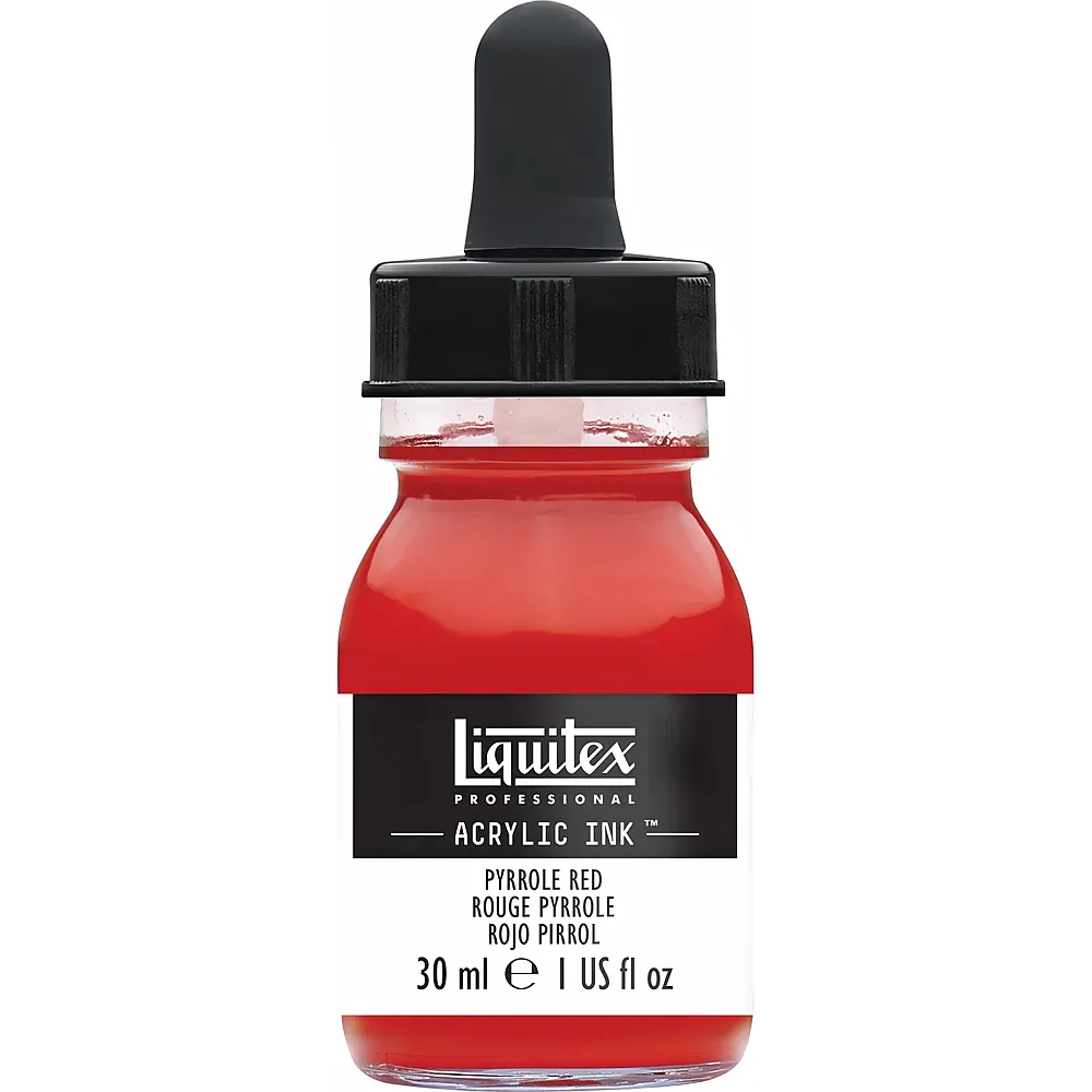 Liquitex Lqx Prof. Acrylic Ink 30ml Flasche Pyrrolrot - Suche