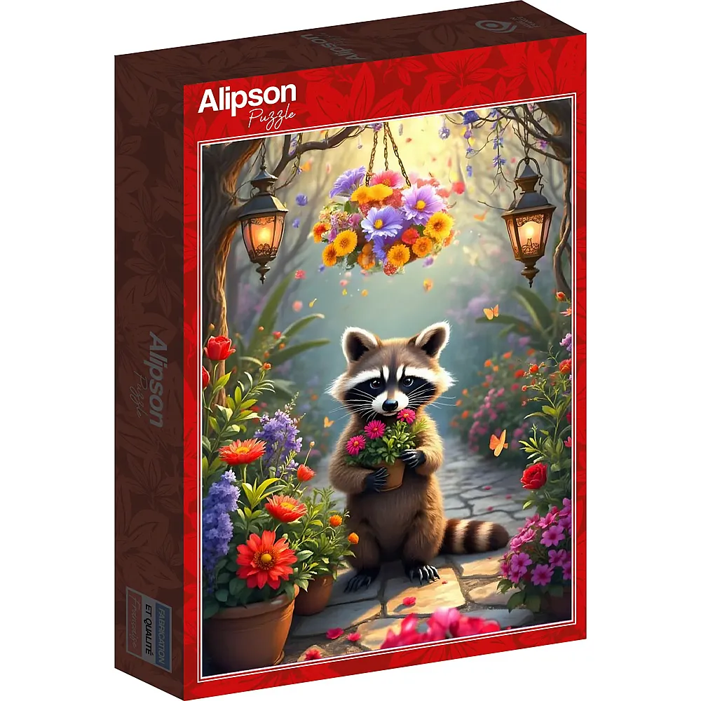 Alipson Puzzle Der Geheime Garten des Waschb�ren 500Teile
