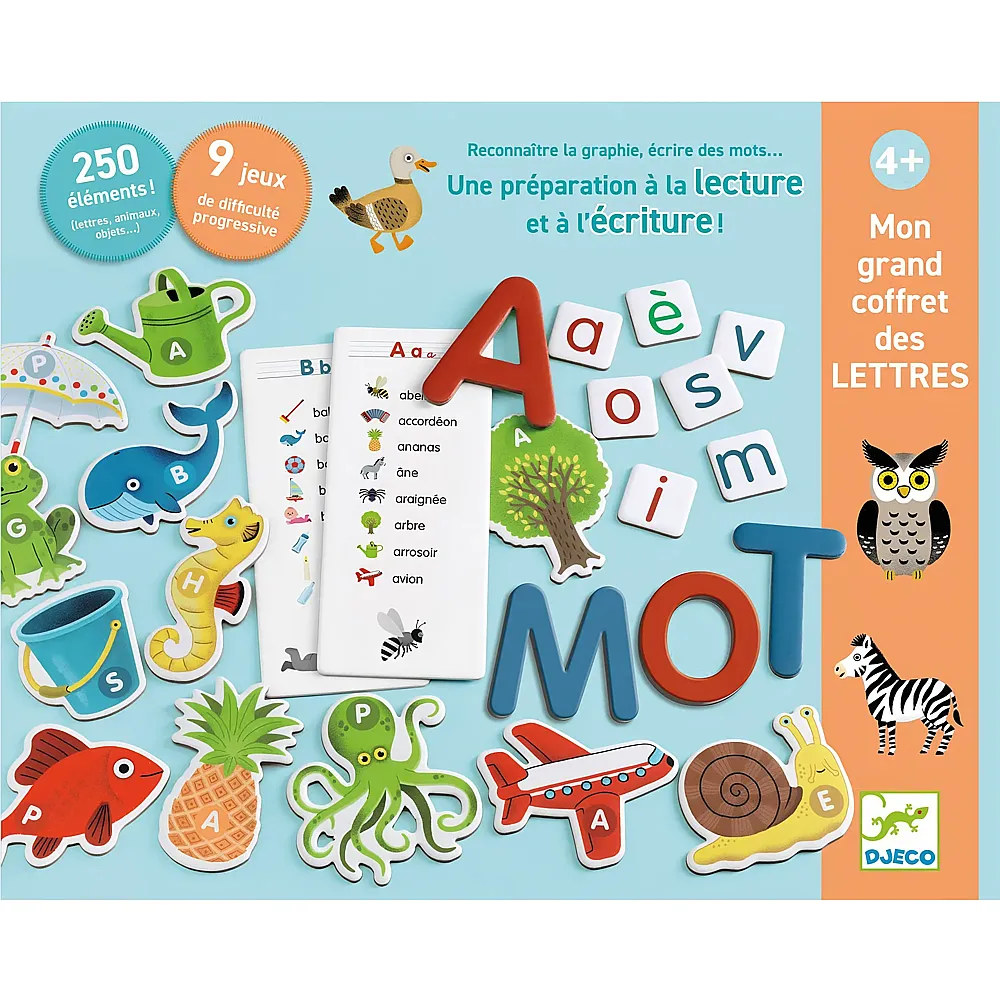 Djeco Mein grosser Buchstabenkasten