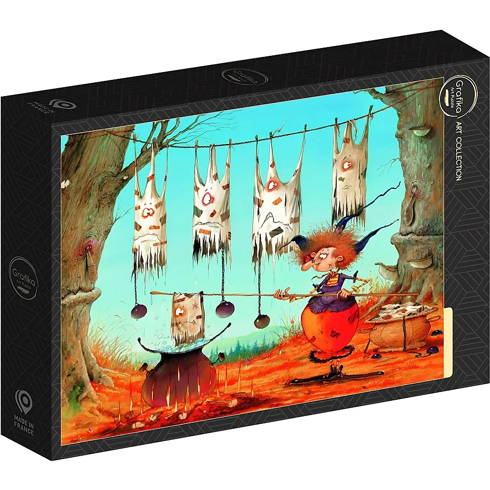 Grafika Puzzle Art Collection Franois Ruyer Die Hexe mit dem Kessel - 1000 Teile